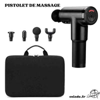 Appareil de massage musculaire 6 vitesses - 4 têtes