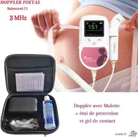 BabySounds Doppler Fœtal avec affichage numérique des battements cardiaques  par LED avec casque d'écoute à petit prix
