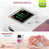 Achat Doppler Foetal 3 MHz- Moniteur de fréquence cardiaque foetus -Ecoute coeur de bébé I Osiade