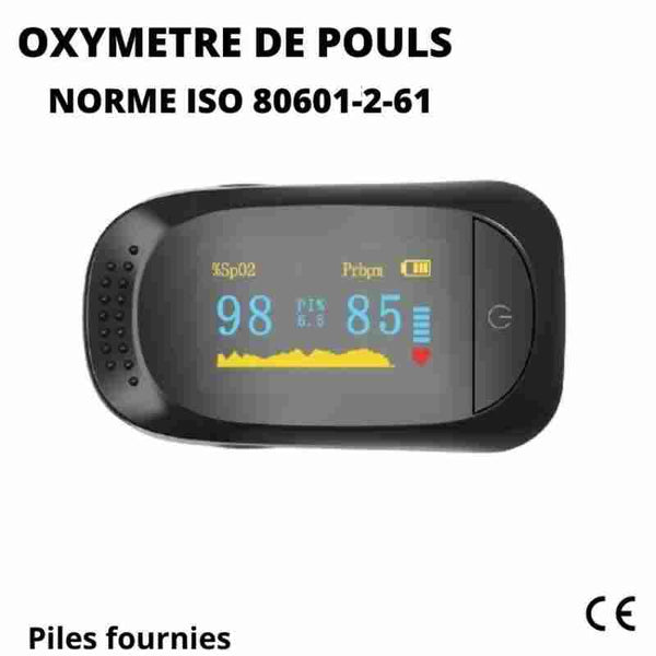 🔹 Oxymètre de pouls numérique OLED – Osiade