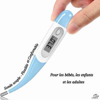 Thermomètre rectal adulte digital