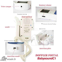 ▷ Doppler Foetal Contec C1 - sonde 3 Mhz – Osiade