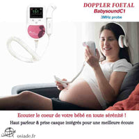 Doppler fœtal portable pour écouter le cœur de bébé