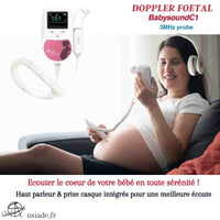 Doppler Foetal N°1 en France - Fourni avec Gel Échographique