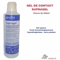 Gel Supragel Aqueux - Testé Dermatologiquement  Hypoallergénique - sans paraben I Osiade