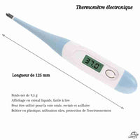 ▷Thermomètre digital numérique rectal – Osiade