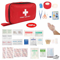 Trousse de Premier Secours 180 Pieces, Boite de d'urgence de