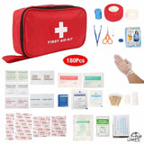 Kit de premier secours avec cette trousse de secours complète comprenant 180 pièces pour répondre aux principales urgences médicales de premiers secours.